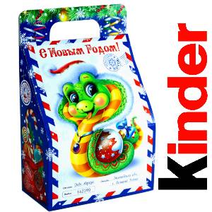 Детский подарок на Новый Год в жестяной упаковке весом 335 грамм по цене 1312 руб в Петрозаводске